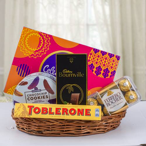 Yummy Chocos Gift Basket