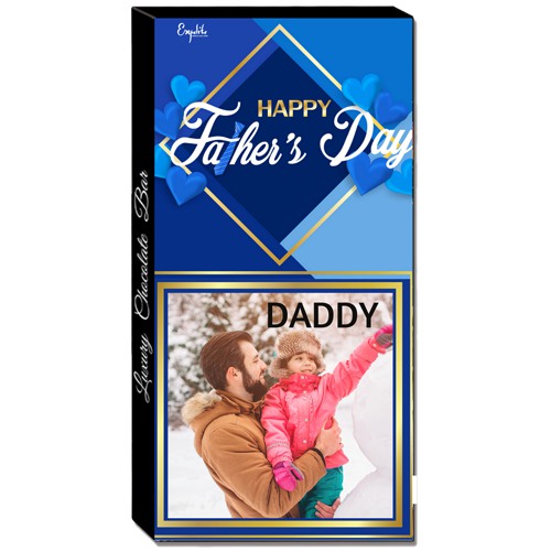 Luscious Personalize Chocolate Bar for Dad