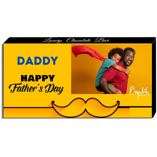 Amazing Assorted Personalize Chocolate Bar for Dad