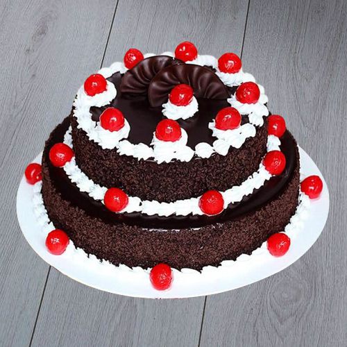 Irresistible 2 Tier Eggless Chocolate Cake