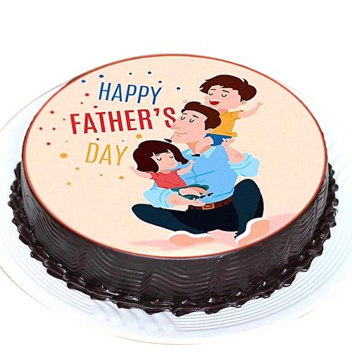 Creamy Chocolaty Fathers Day Cake