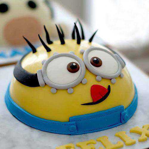 Sensational Minion Smash Cake with Hammer For Kids