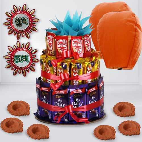 Exclusive Chocolates Arrangement for Diwali Gift