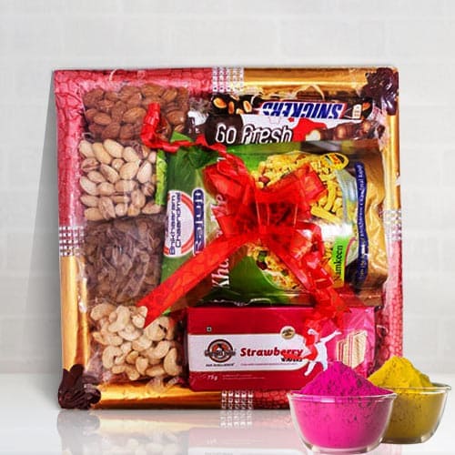Delicious Dry Fruits n Assortments Fusion Gift Tray