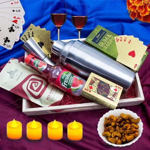 Joyful Poker Night Gift Combo for Diwali