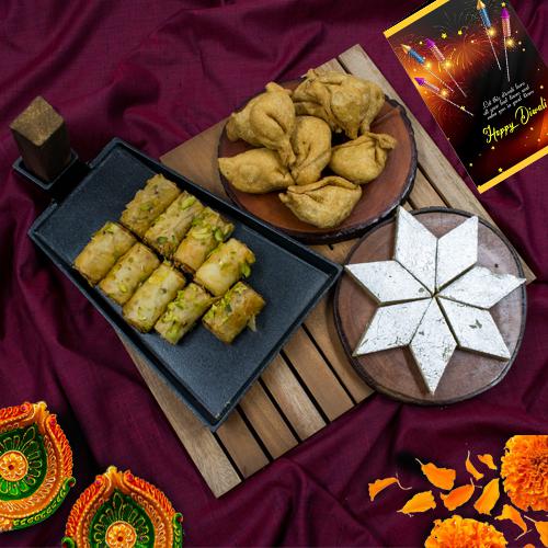 Delicious Roll Baklava with Haldiram Sweets n Snacks