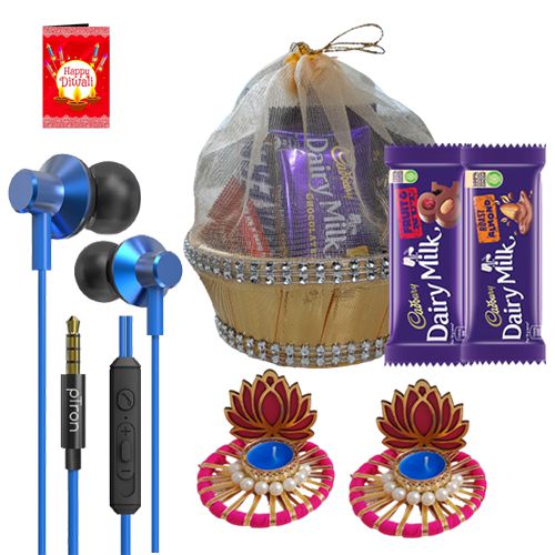 Ptron Ear-plug with Chocolaty Hamper for Diwali