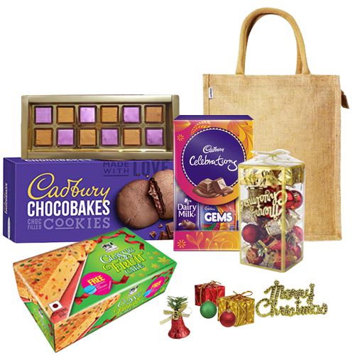 Christmas Special Cake n Chocolates Hamper