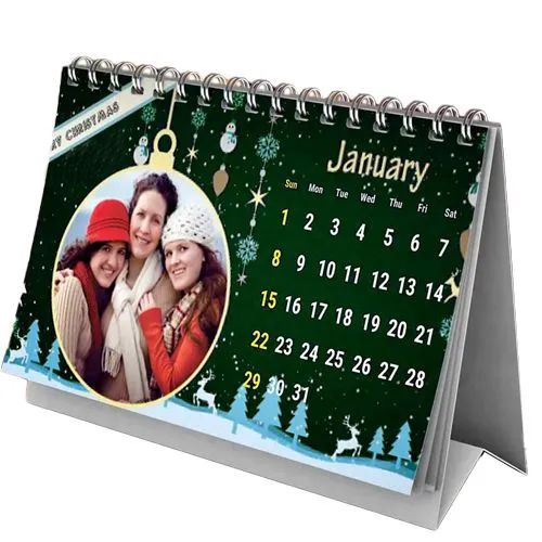 Marvelous Personalized Table Calendar for Xmas