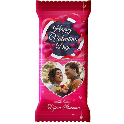 Personalized Photo Cadbury Silk Chocolate Bar