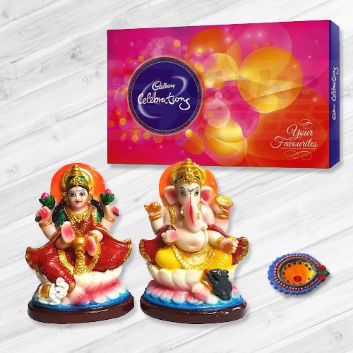 Ganesh Lakshmi with Cadburys Celebration