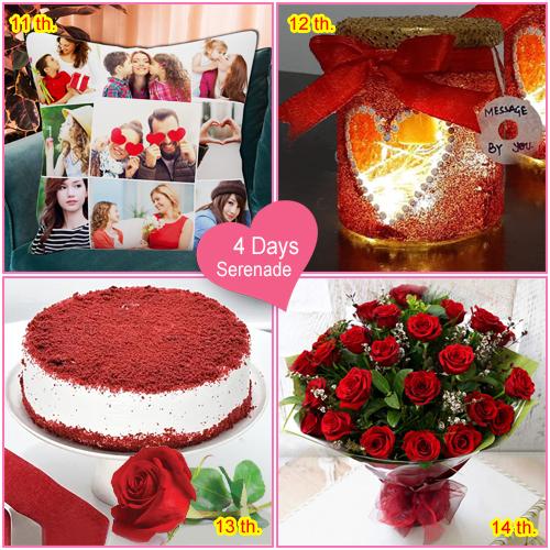 Rocking Valentine Love 4 Days Serenade Gift