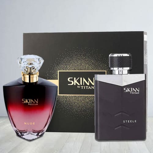 Exclusive Titan Skinn Nude and steele Fragrances Pair