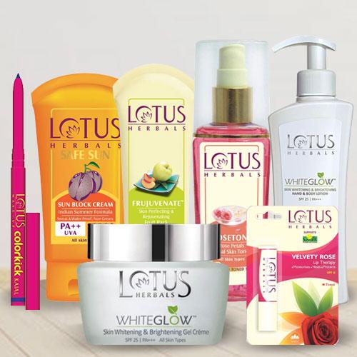 Marvelous Basket of Lotus Goodies