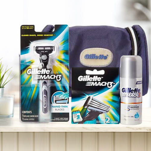 Marvelous Gillette Mach3 Travel Pack for Men