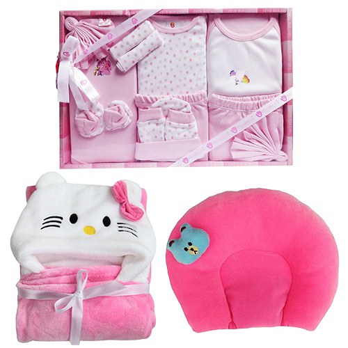 Pretty in Pink Baby Gift Set