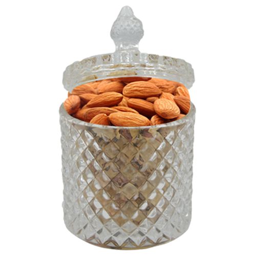 Healthy Almonds Treat in Glass Jar