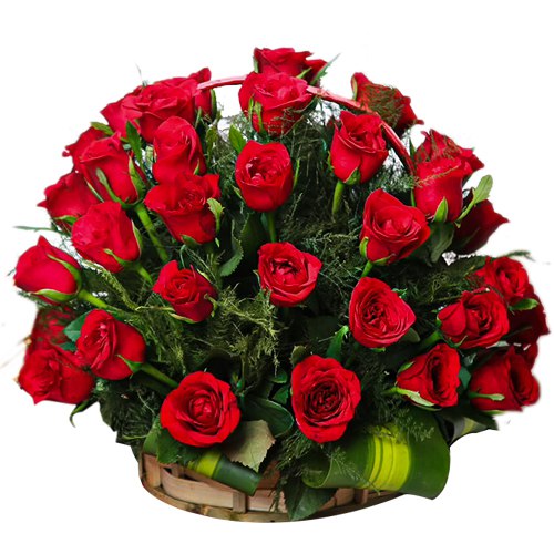 Lovely Arrangement of Archangelic Red Roses