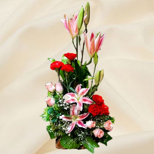 Exotic Mixed Flowers Arrangement