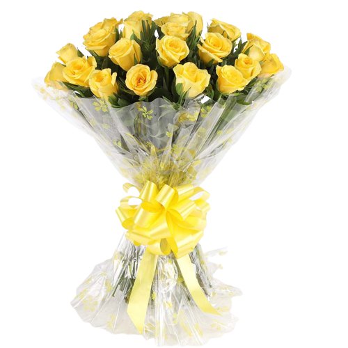 Awesome Yellow Roses Bouquet