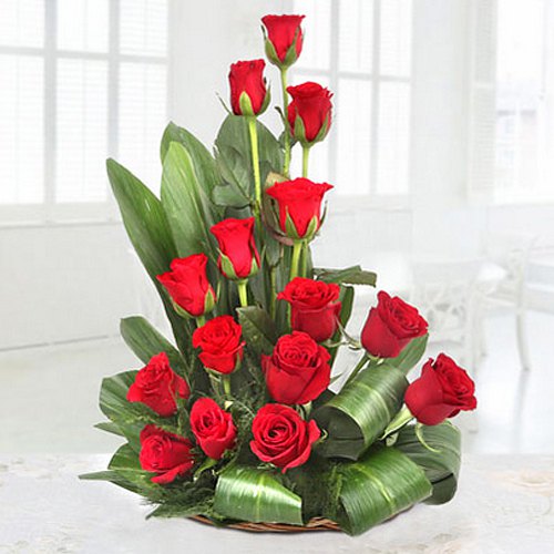 Special Arrangement of Red Roses