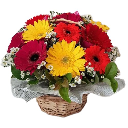 Vibrant Arrangement of Assorted Gerberas