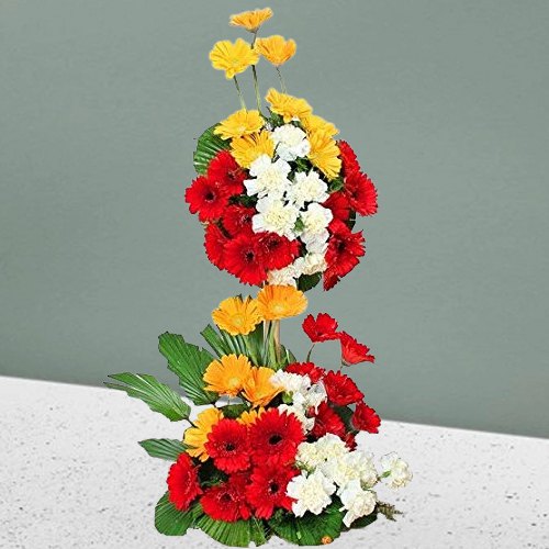 Pretty Arrangement of Multicolored Gerberas