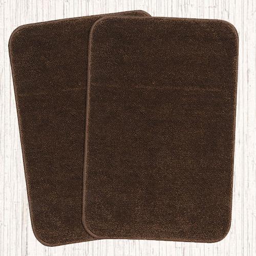 Stunning Home Solid Modern Bathmat Pair