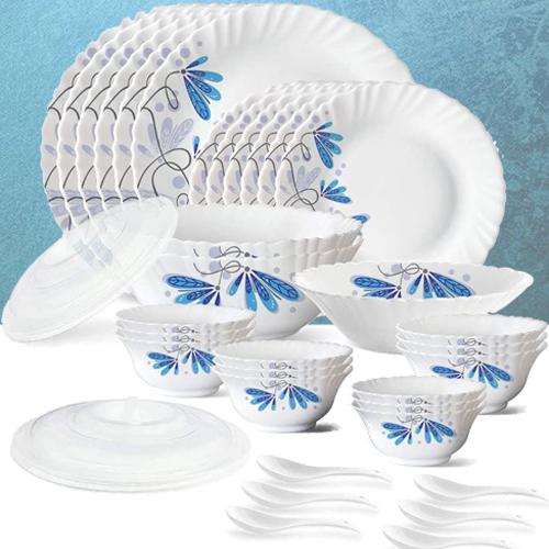 Alluring Larah by Borosil Twilight Silk Series Dinner Set