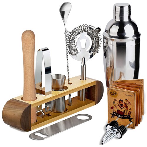 Admirable 11 Pc Bar Tool Set with Stand