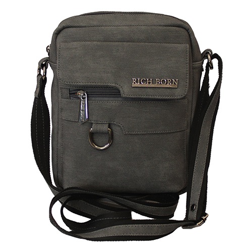 Gents Fantastic Sling Bag in Dark Grey