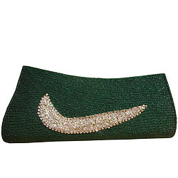 Amazing Spice Art Stone Studded Ladies Purse