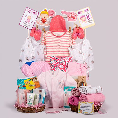 Refreshing Summer Hamper for New Born Baby Girl