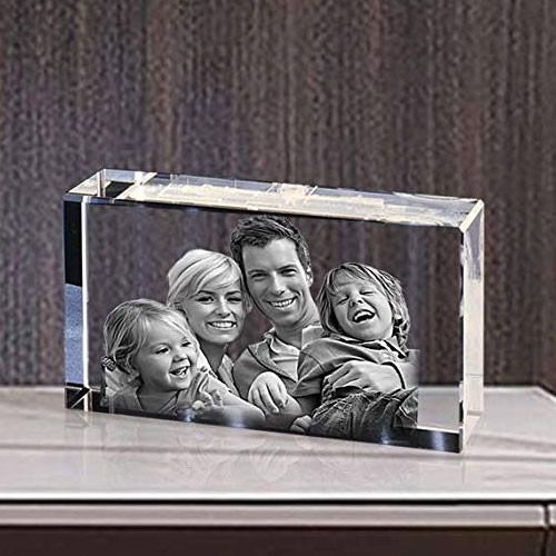 Beautiful Personalized Rectangular Glass Paper Weight