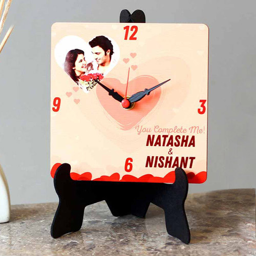 Astonishing Personalized Photo Square Table Clock