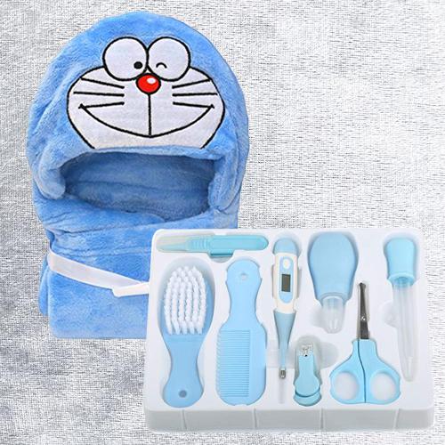 Marvelous Wrapper Baby Bath Towel N Health Care Kit