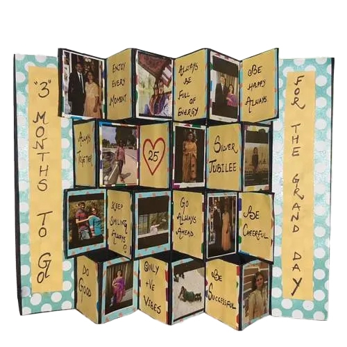 Magnificent Pop Up Personalized Zig Zag Card