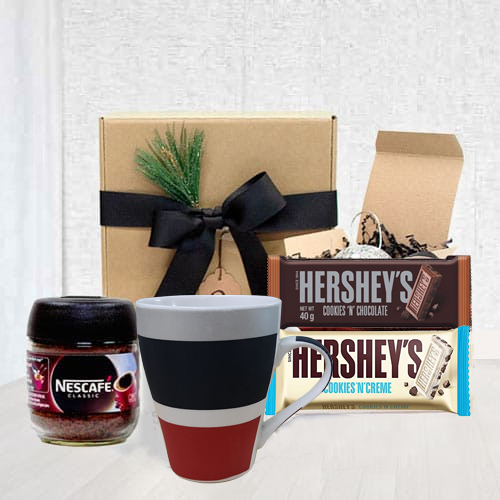 Attractive Coffee Gift Basket for Dad