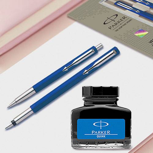 Marvelous Parker Pen n Ink Set