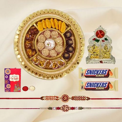 Auspicious Rakhi with Sweets Sublime