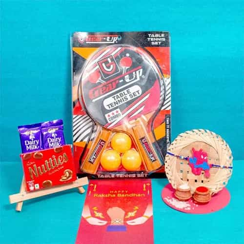 Classic Table Tennis Rakhi Hamper