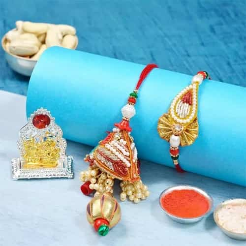 Stellar Bhaiya Bhabi Rakhi with Mandap