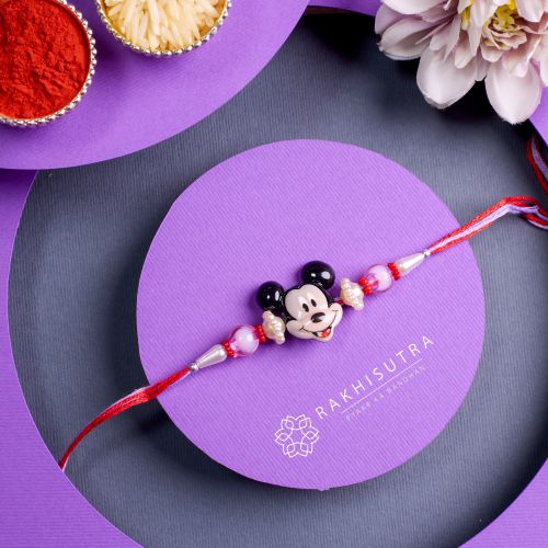 Stylish Mickey Mouse Rakhi for Kids