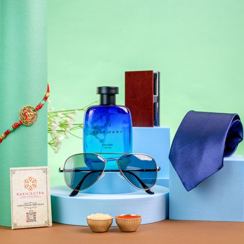 Amazing Ganesha Rakhi N Mens Essentials Gift