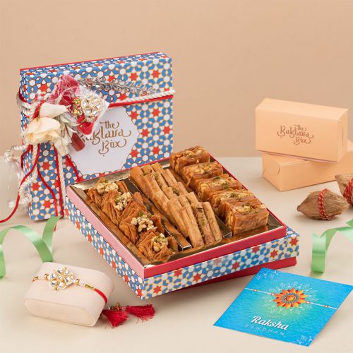 Rakhi Bliss Baklava Gift Box