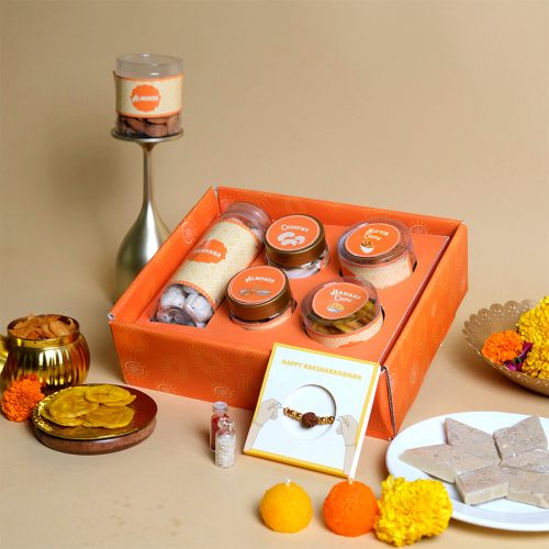 Nutty  N  Crunchy Rakhi Celebration Hamper