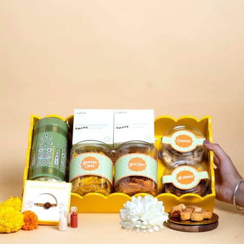 Cookies  N  Crunch Rakhi Delight Hamper
