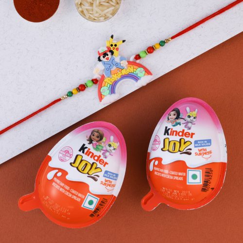 Pokemon Rakhi with Kinder Joy