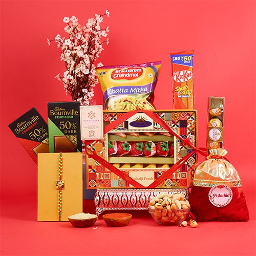 Exquisite Rakhi Gift Ensemble