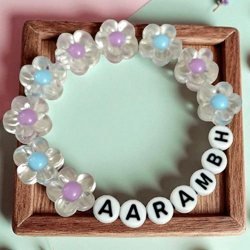 Adorable Flower Beads Kids Rakhi